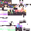 Minecraft skin texture, 64x64 pixels