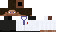 Minecraft skin texture, 64x32 legacy pixels