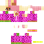 Minecraft skin texture, 64x64 pixels