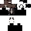 Minecraft skin texture, 64x64 pixels