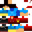 Minecraft skin texture, 64x64 pixels
