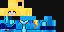 Minecraft skin texture, 64x32 legacy pixels