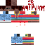 Minecraft skin texture, 64x64 pixels
