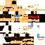 Minecraft skin texture, 64x64 pixels