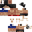 Minecraft skin texture, 64x64 pixels