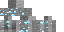 Minecraft skin texture, 64x32 legacy pixels