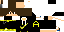 Minecraft skin texture, 64x32 legacy pixels
