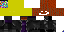 Minecraft skin texture, 64x32 legacy pixels