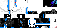 Minecraft skin texture, 64x32 legacy pixels