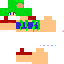 Minecraft skin texture, 64x64 pixels