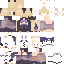 Minecraft skin texture, 64x64 pixels