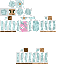 Minecraft skin texture, 64x64 pixels