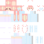 Minecraft skin texture, 64x64 pixels