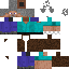 Minecraft skin texture, 64x64 pixels