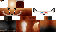 Minecraft skin texture, 64x32 legacy pixels