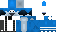 Minecraft skin texture, 64x32 legacy pixels