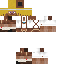 Minecraft skin texture, 64x64 pixels