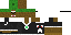 Minecraft skin texture, 64x32 legacy pixels