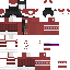 Minecraft skin texture, 64x64 pixels