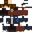 Minecraft skin texture, 64x64 pixels