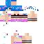 Minecraft skin texture, 64x64 pixels