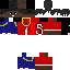 Minecraft skin texture, 64x64 pixels