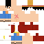 Minecraft skin texture, 64x64 pixels