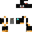 Minecraft skin texture, 64x64 pixels