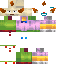 Minecraft skin texture, 64x64 pixels