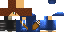 Minecraft skin texture, 64x32 legacy pixels