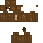 Minecraft skin texture, 64x64 pixels