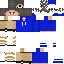 Minecraft skin texture, 64x64 pixels