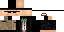 Minecraft skin texture, 64x32 legacy pixels