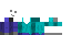 Minecraft skin texture, 64x32 legacy pixels