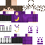Minecraft skin texture, 64x64 pixels