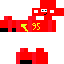 Minecraft skin texture, 64x64 pixels