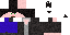 Minecraft skin texture, 64x32 legacy pixels