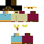 Minecraft skin texture, 64x64 pixels