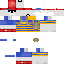 Minecraft skin texture, 64x64 pixels