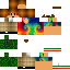 Minecraft skin texture, 64x64 pixels
