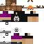 Minecraft skin texture, 64x64 pixels