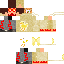 Minecraft skin texture, 64x64 pixels