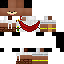 Minecraft skin texture, 64x64 pixels