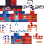 Minecraft skin texture, 64x64 pixels
