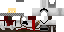 Minecraft skin texture, 64x32 legacy pixels
