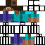 Minecraft skin texture, 64x64 pixels