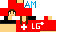 Minecraft skin texture, 64x32 legacy pixels