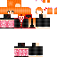 Minecraft skin texture, 64x64 pixels