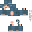 Minecraft skin texture, 64x64 pixels