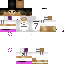 Minecraft skin texture, 64x64 pixels